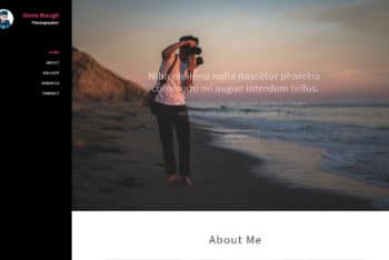 Polaroid – Photography Category Web Template Download