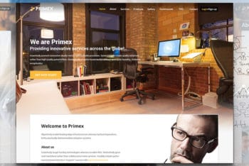 Primex – Responsive Bootstrap Business Website Template for Free