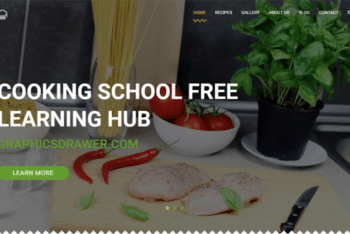 Cooking School – Restaurant Website Template