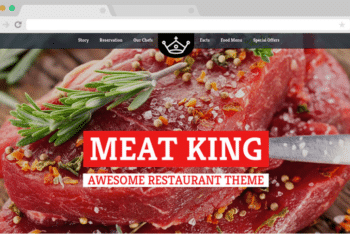 Meatking – A Free Restaurant Website Template