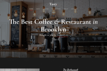 Tasty – Free Restaurant Cafe Website Template