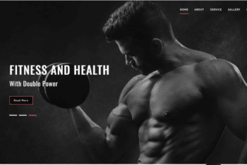 Gym Plus – Fitness Category HTML Website Template