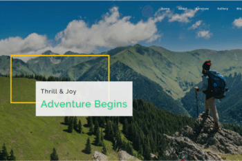 Adventure – Travel Category Web Template
