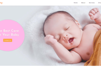 Nanny – People Category Bootstrap Website Template