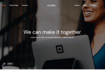 Cruise – Free Bootstrap HTML Web Template