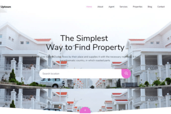 Uptown – Free Real Estate Website Template