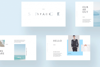 Space – Minimal Keynote Template for Free