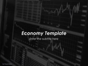 Economy Keynote Template for Free