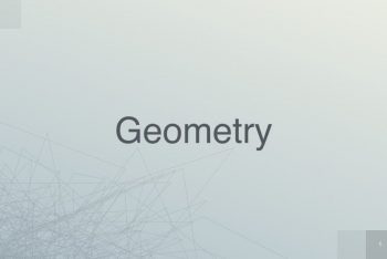 Geometry Keynote Template for Free