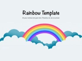 Rainbow – A Wonderful Creative Keynote Template for Free
