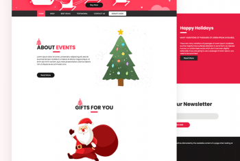 Crism – Christmas HTML Template Download