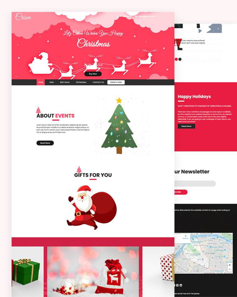 Crism – Christmas HTML Template