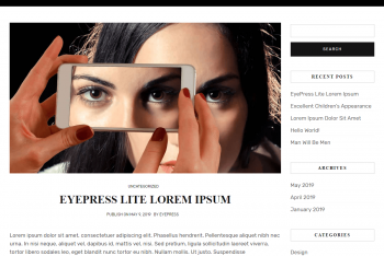 Download Eyepress Lite – Personal Blog Theme