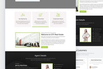CITY – Free Real Estate Responsive Website Template