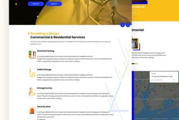 EOC – Electrical Service HTML Template Download