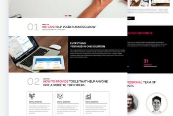 RD- Free Business Consulting Website Template Download