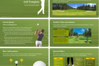 Golf Keynote Template for Free