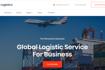 Download Logistico –  Logistics Website HTML Template