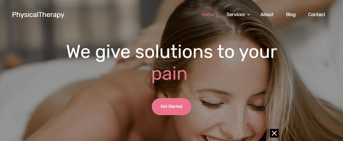 Physical Therapy - health/fitness website HTML template