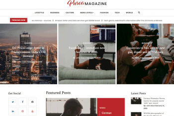 Download Purea – Newspaper Style WordPress Theme