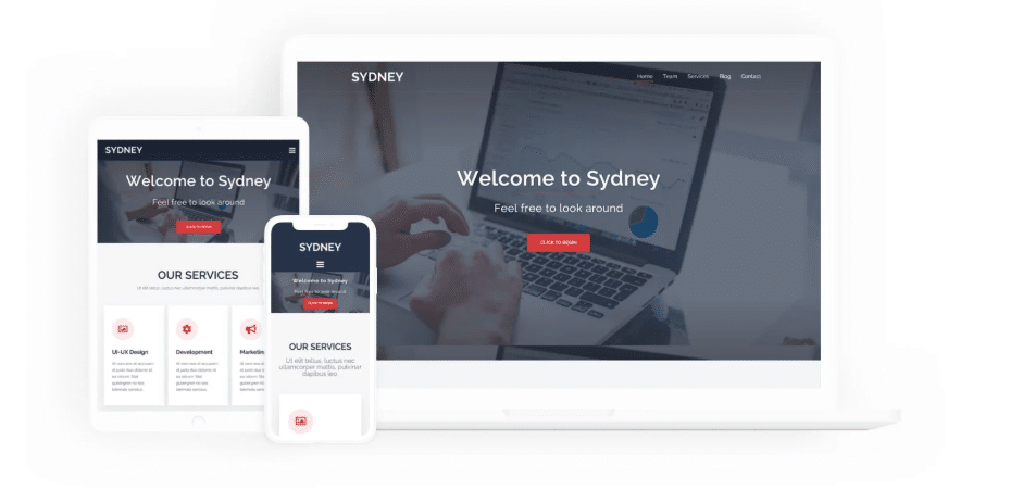 Sydney - business/agency WordPress theme