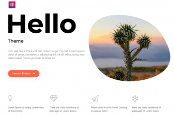 Hello Elementor – A Free WordPress Theme