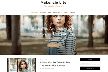 Makenzie Lite – A Dynamic WordPress Theme for Free