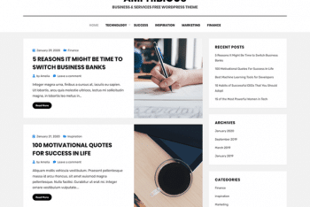 Amphibious – Personal Blog WordPress Theme