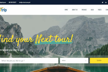 Download GoTrip- Tour & Travel Website Template For Your Next Project