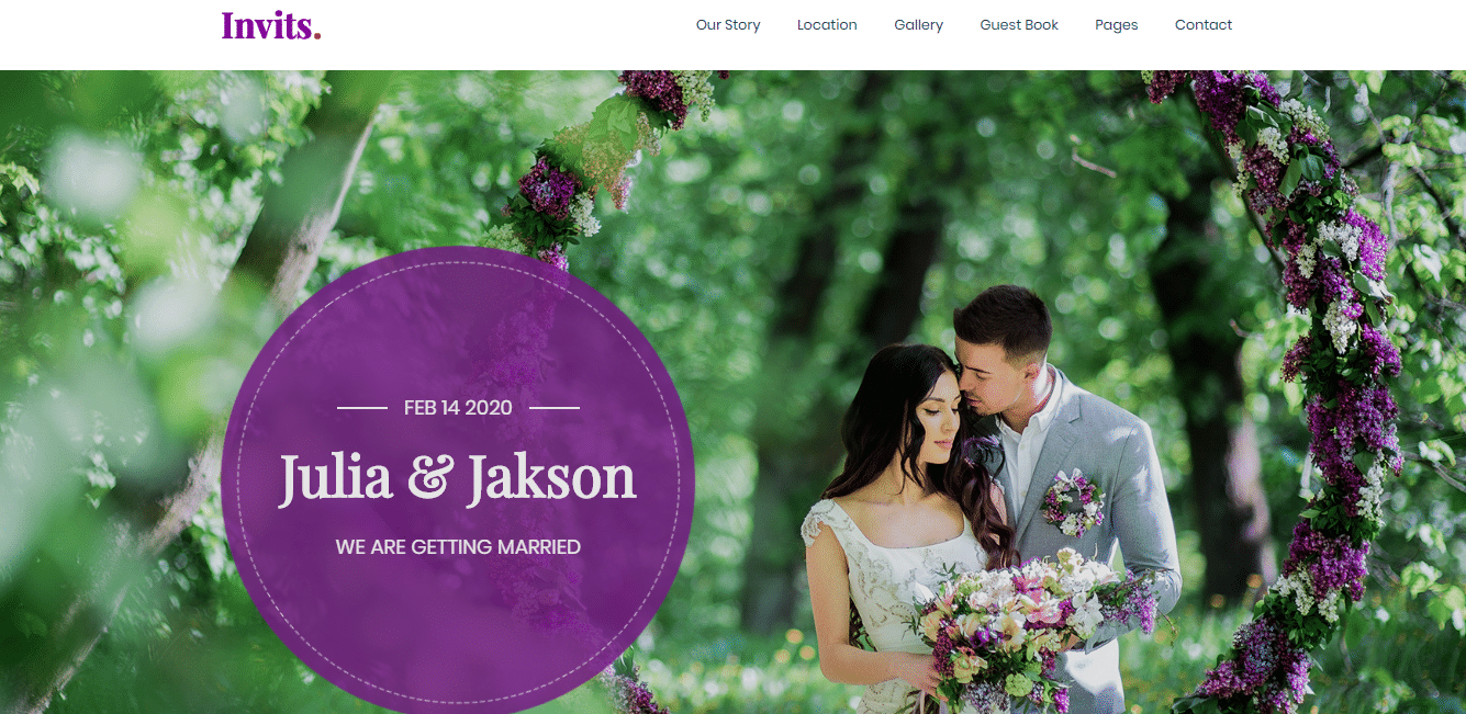 Invits - matrimonial website HTML template