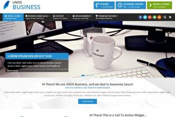 Download Unos Business WordPress Theme for Your Next Project