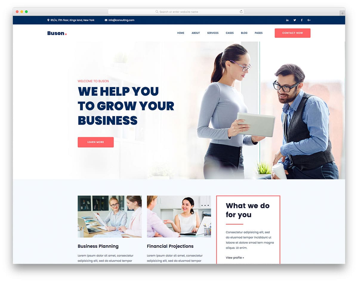 Buson - Consulting Website HTML Template