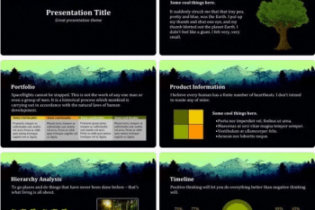 Forest Keynote Template for Free