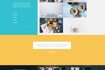 Tinker HTML Template For One Page Websites