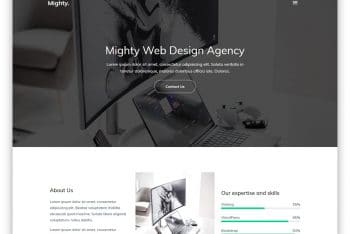 Mighty – Creative Agency Website HTML Template Download