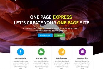 One Page Express – A Free WordPress Theme