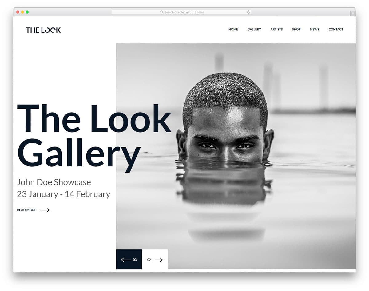 TheLook - Photography Website HTML template