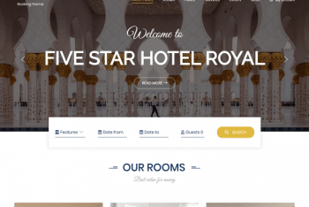 BA Hotel light – Accommodation Booking Website WordPress Theme
