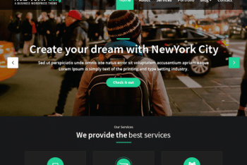 NewYork City – Business Website WordPress Theme Free