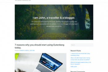 GutenStart – News Website WordPress Theme