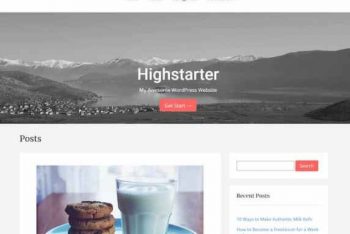 Highstarter – Simple Website WordPress Theme