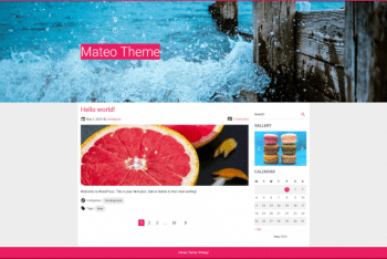 Mateo – A Free WordPress Theme