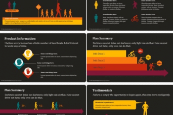 People Infographics Keynote Template for Free