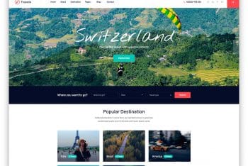 Travelo – Travel Agency Website HTML Template