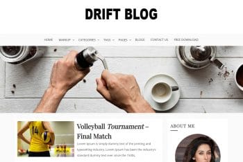 Drift Blog – Free WordPress Theme