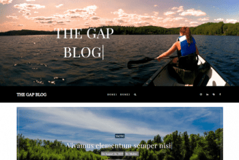The Gap – Modern Blog Website WordPress Theme