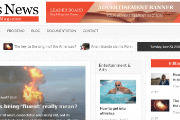 TimesNews – Modern News Website WordPress Theme