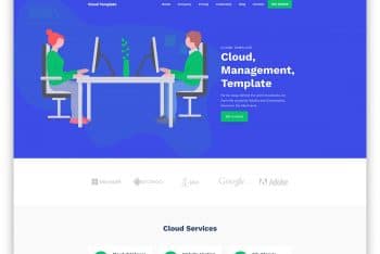 CloudTemplate – Web Hosting Business Website HTML Template
