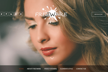Freeware – A Free WordPress Blog Theme
