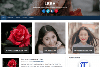 Lekh WordPress – Blog Style WordPress Theme